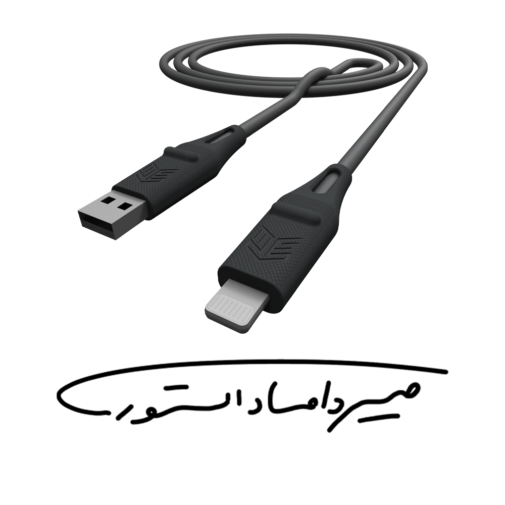 کابل Lightning to USB-A برند STM - مدل DUX - یک و نیم متری