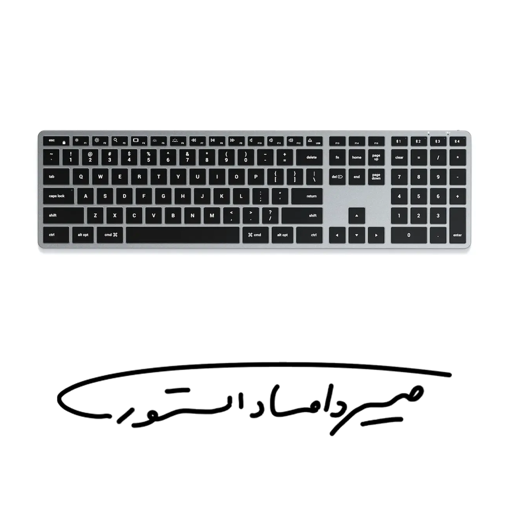 کیبورد بی سیم برند Satechi - مدل Slim X3