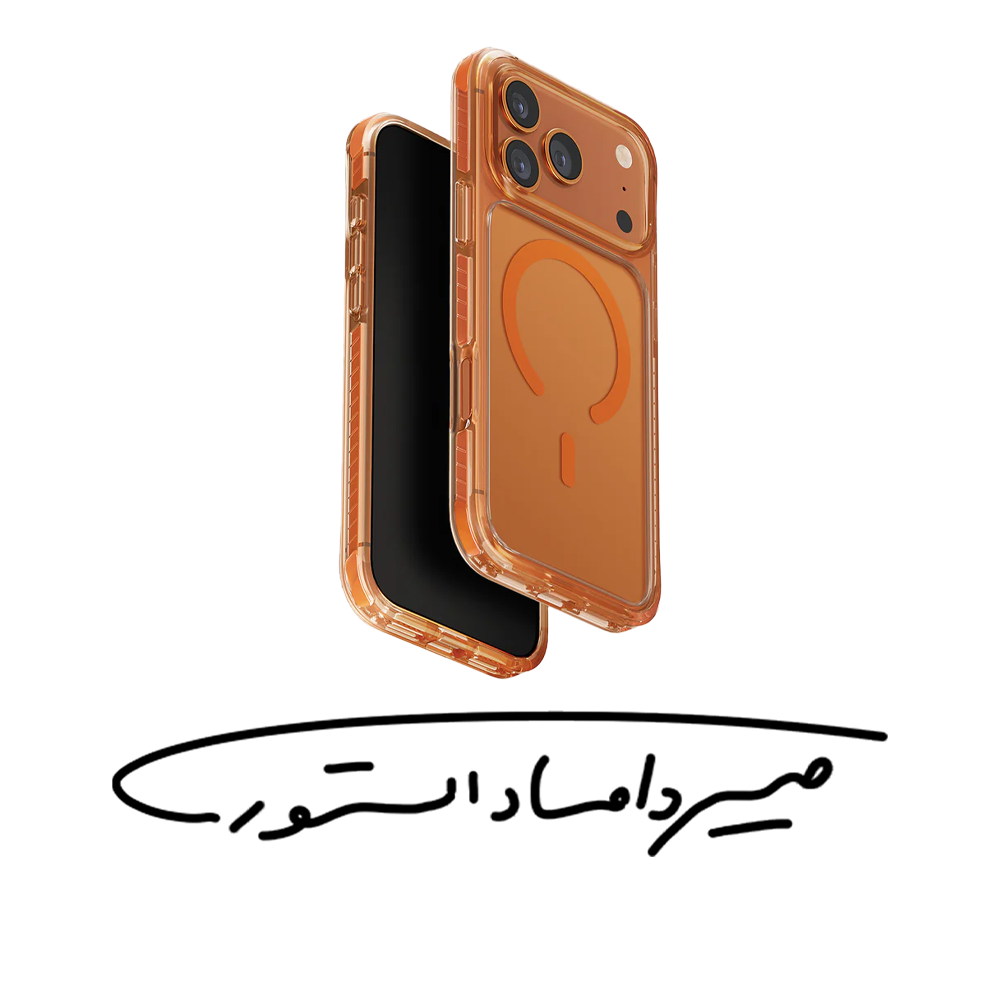 قاب برند UNIQ - آیفون سری 17 - مدل Combat - ضد ضربه - نارنجی