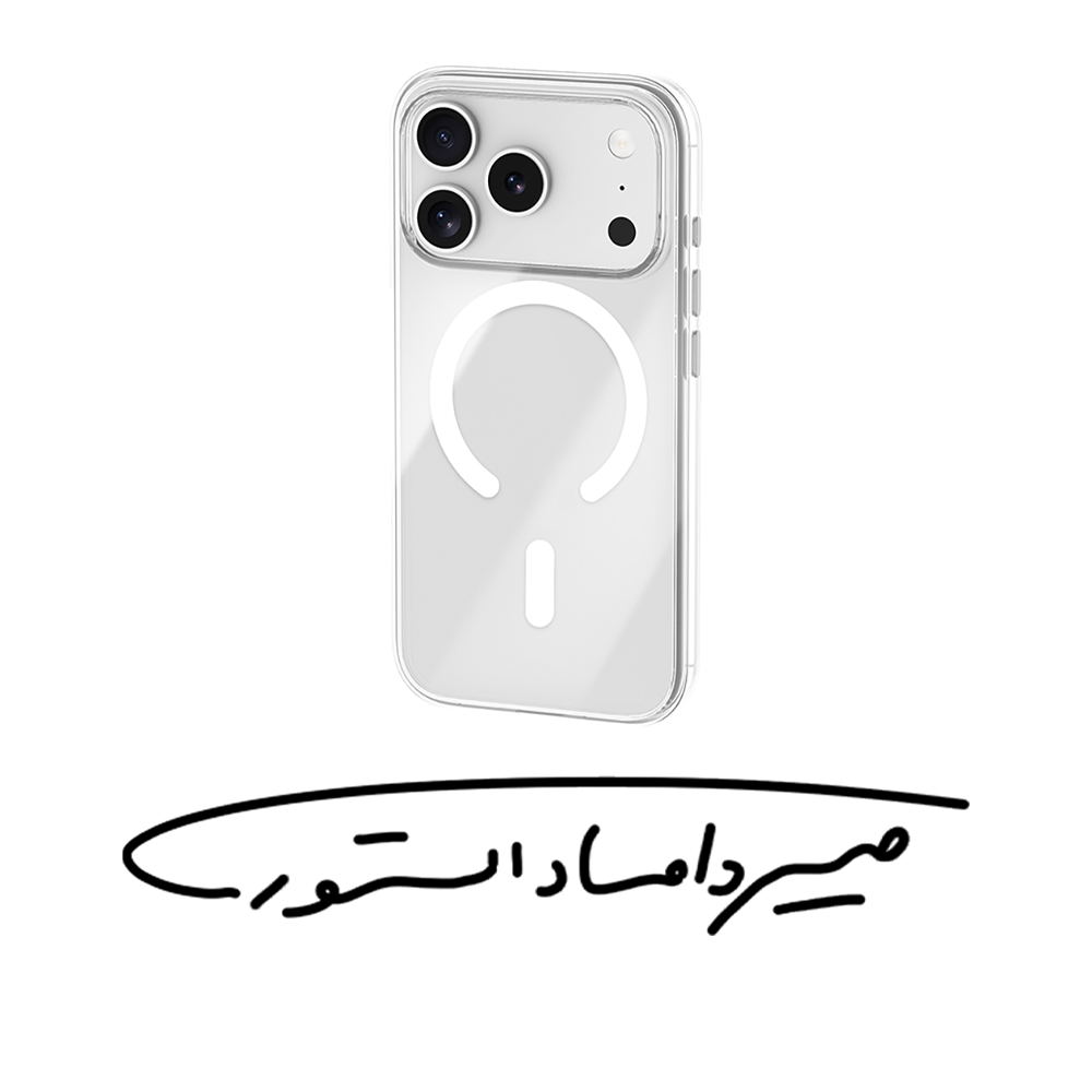 قاب برند G-TECH - آیفون سری 17 - مدل Neo Ice - مگ سیف دار - شفاف