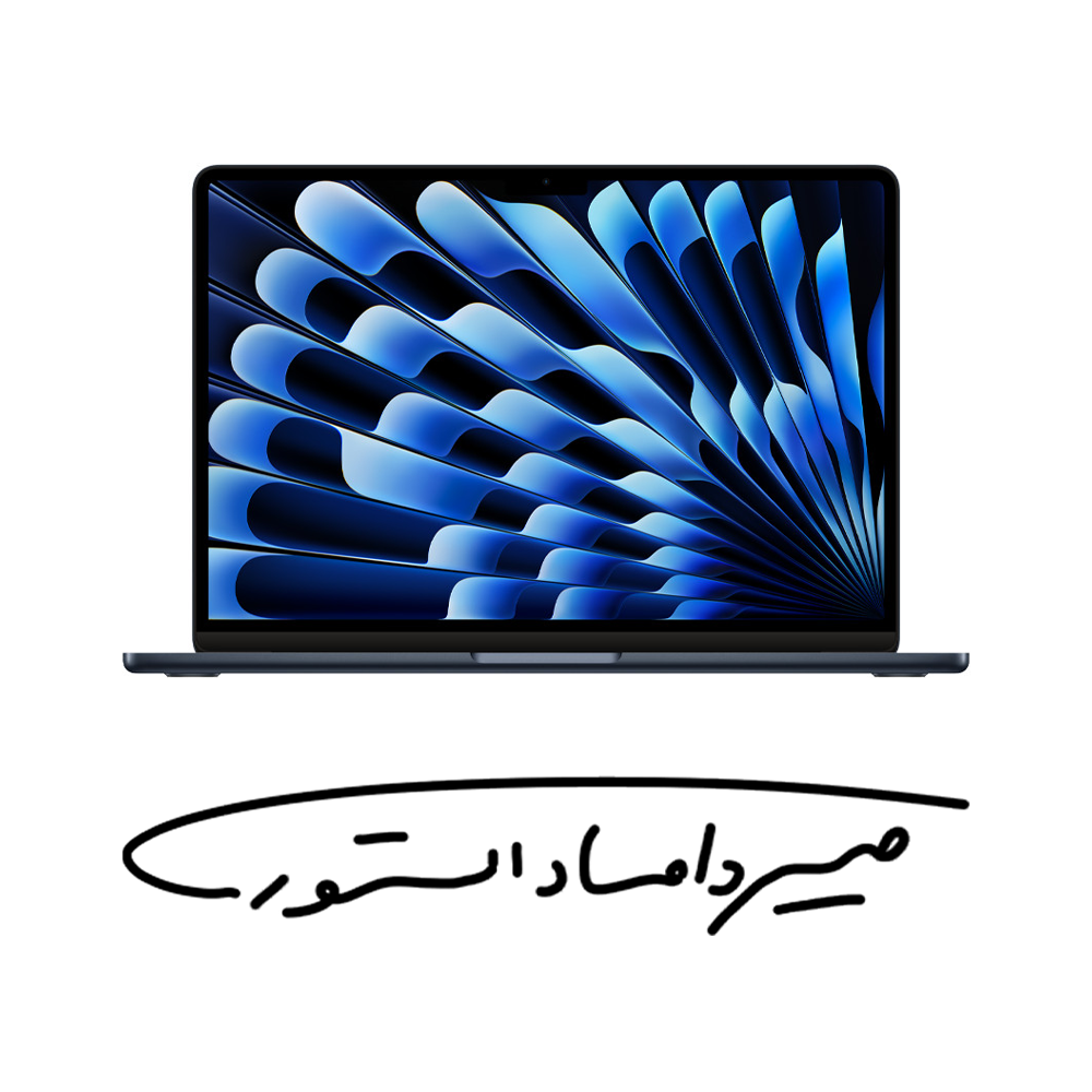 مک بوک ایر M3 - رم 8 - 512 گیگابایت - 15.3 اینچ - میدنایت - MRYV3 - LL/A - با گارانتی