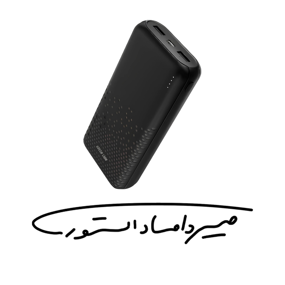 پاوربانک برند Green Lion مدل ROME - GNROME20KPBBK - ظرفیت 20000 میلی آمپر