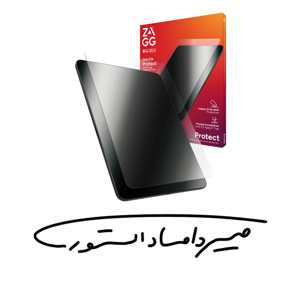 محافظ صفحه نمایش شفاف برند ZAGG - مدل iPad Air 13 inch M2