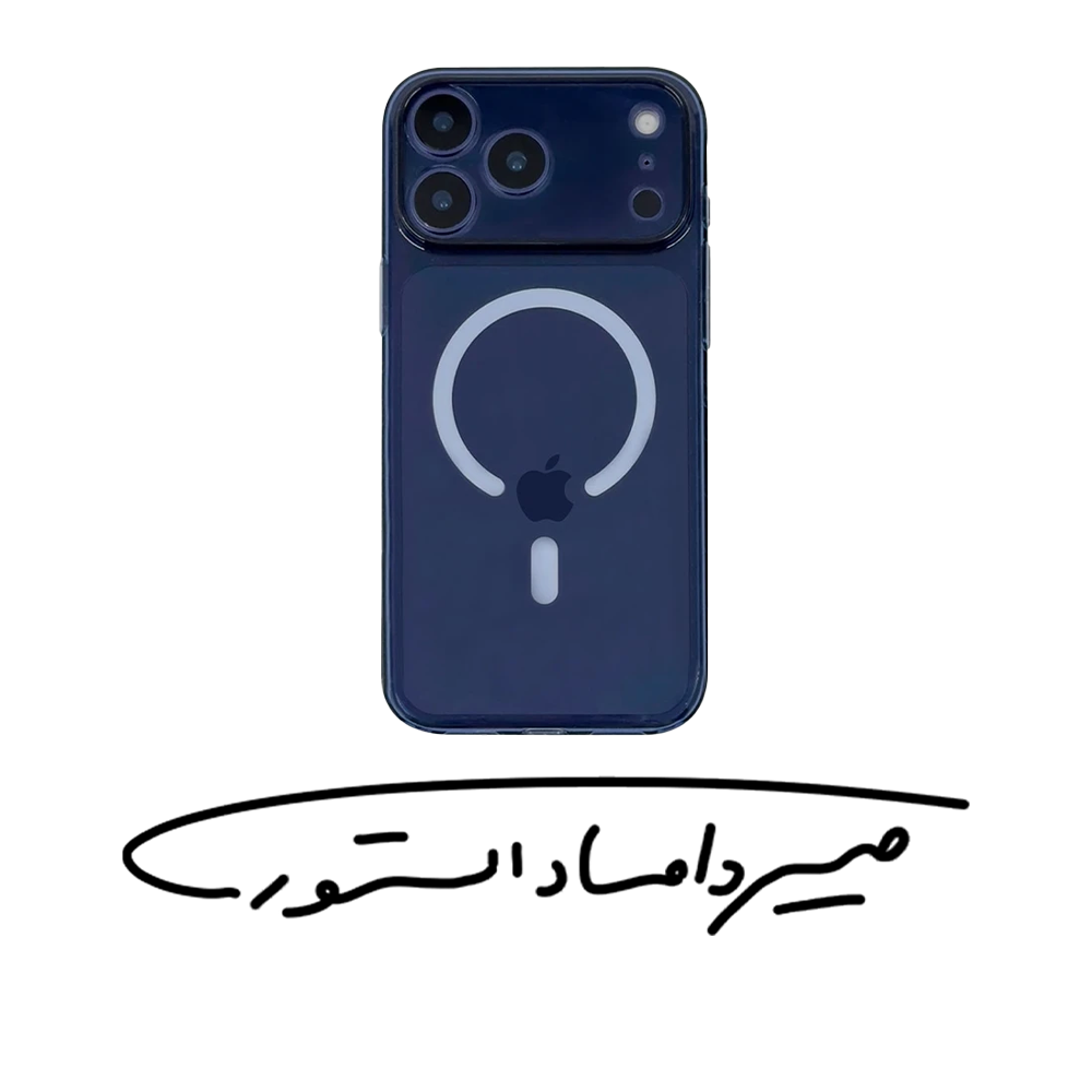 قاب برند G-TECH - آیفون سری 17 - مدل Neo Air - مگ سیف دار - با محافظ لنز - آبی