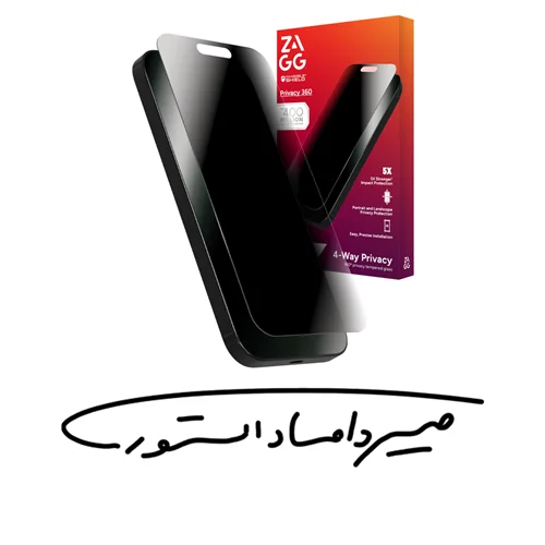 محافظ صفحه نمایش پرایویسی برند ZAGG - مدل Elite Edge Privacy