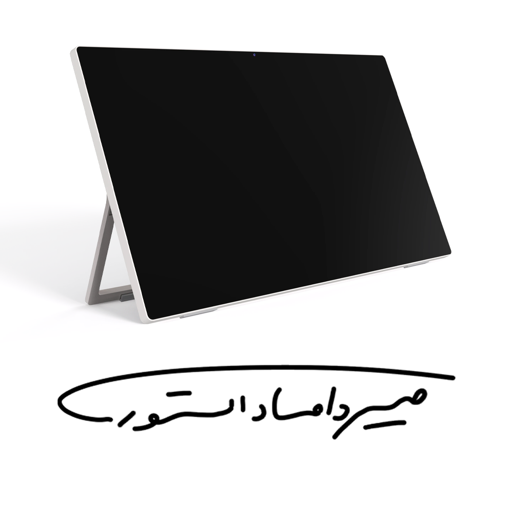 مانیتور تبلت لمسی هوشمند - برند KTC - رم ۸ - ۱۲۸ گیگابایت - ۲۴.۵ اینچ - سفید - 245T51FDT
