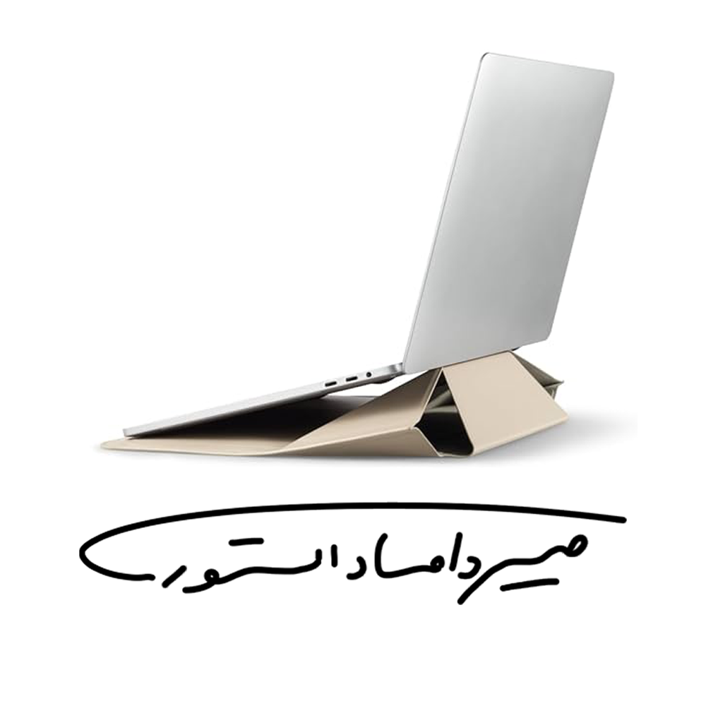 کاور و استند برند MOFT - مک بوک 14 اینچ - مدل Carry Sleeve - بژ