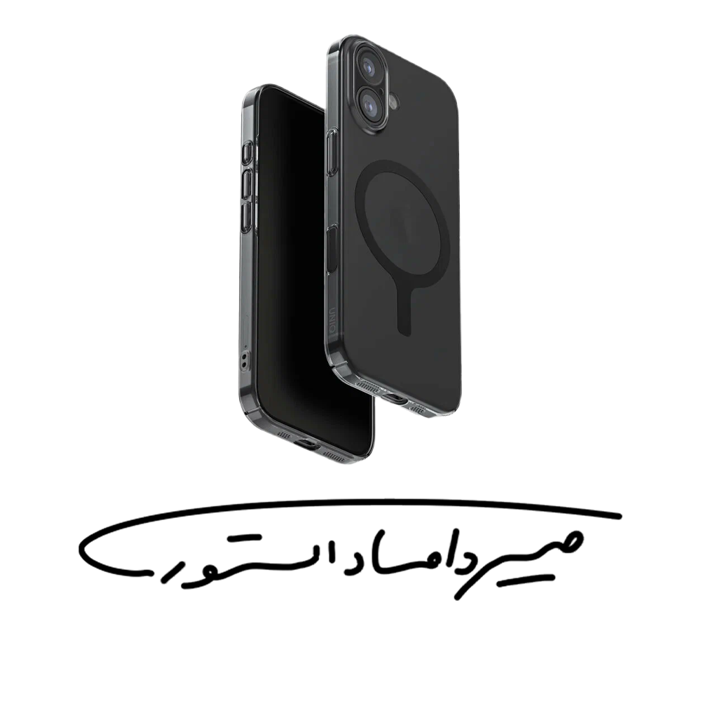 قاب برند UNIQ - آیفون سری 17 - مدل Air Suit - ضد ضربه - دودی