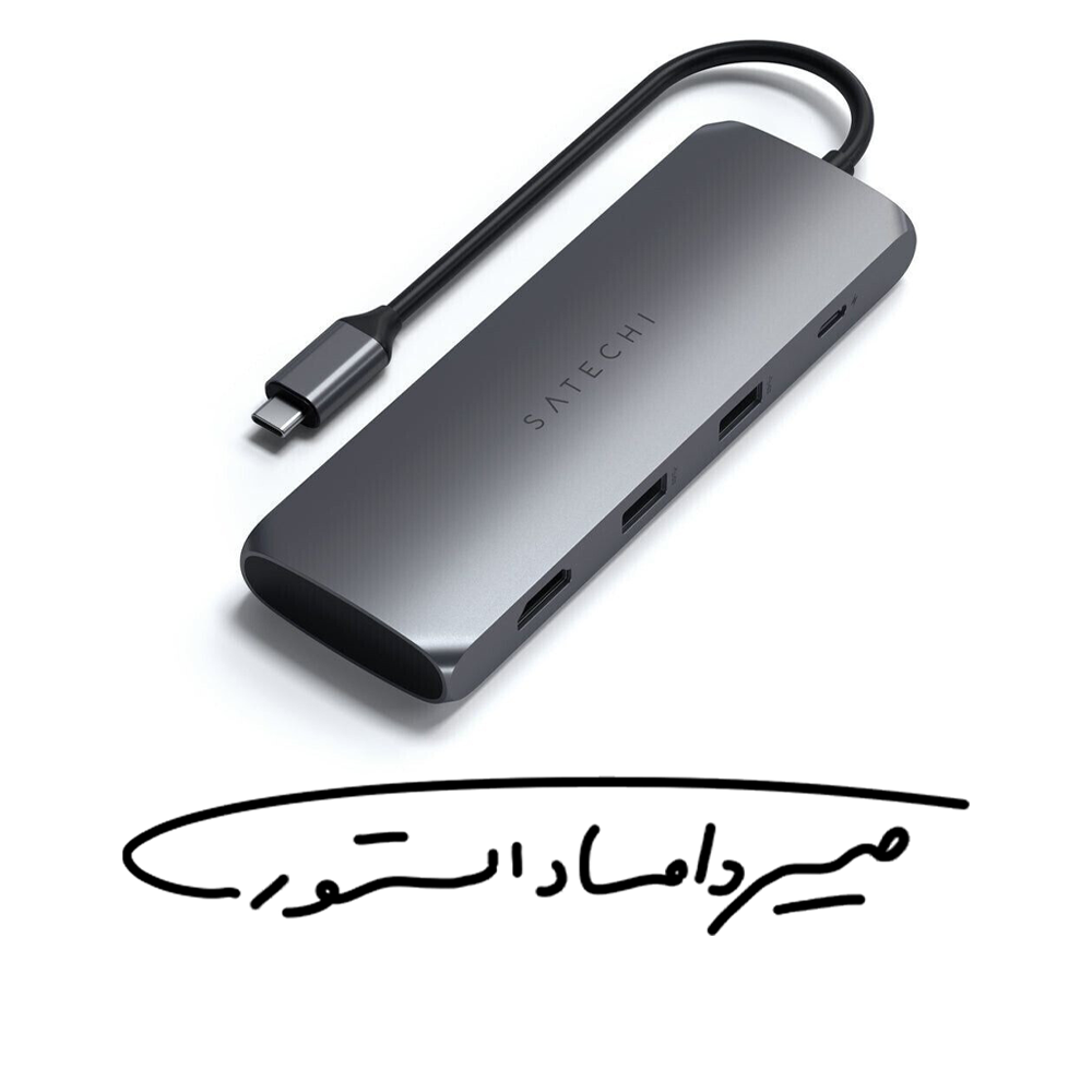 مبدل(هاب) تایپ سی 5 پورت برند SATECHI - مدل UCHSEM