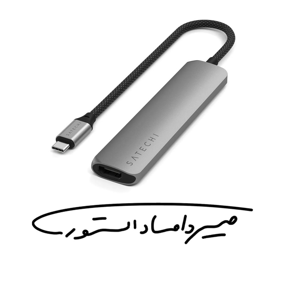 مبدل(هاب) تایپ سی ۶ پورت برند SATECHI - مدل P6SM
