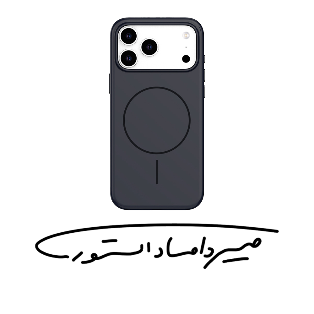 قاب برند G-TECH - آیفون سری 17 - مدل Nexo Pulse - سیلیکونی مگ سیف دار - مشکی