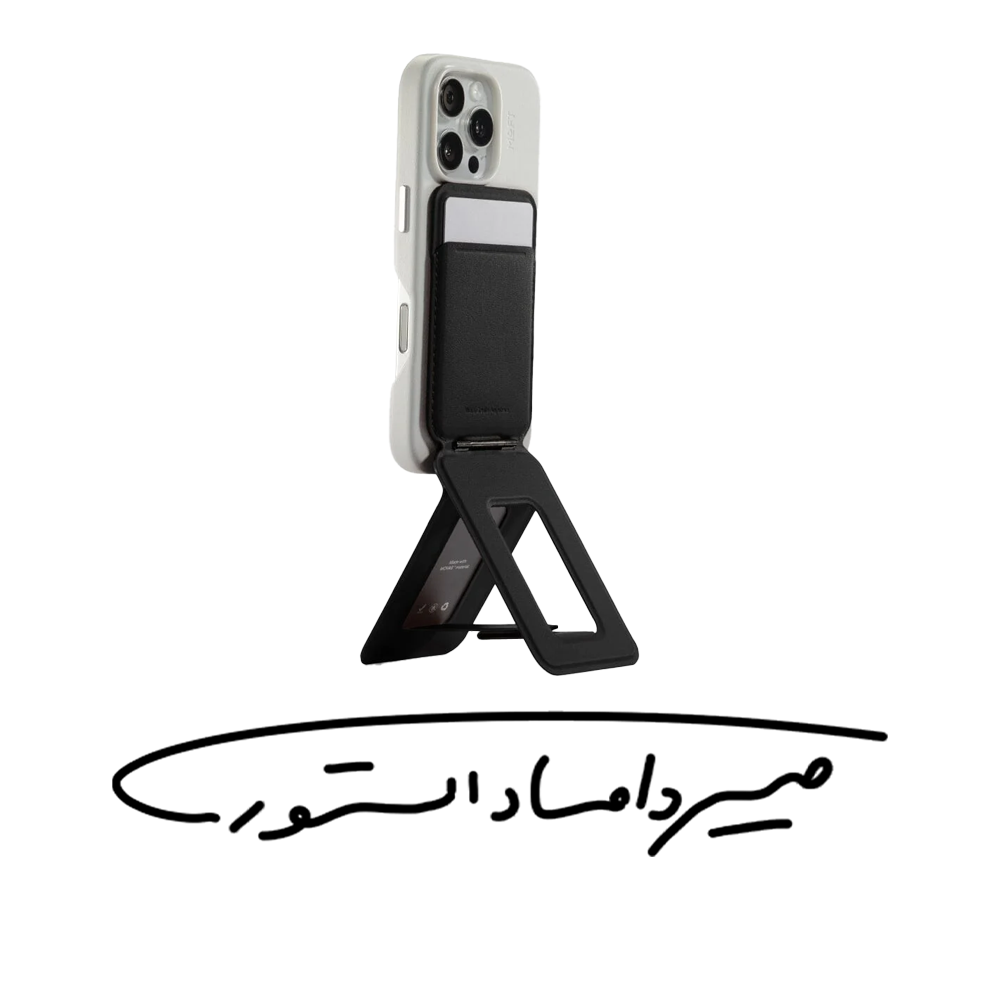 جاکارتی مگ سیف استند‌ دار برند MOFT - مدل SNAP INVISIBLE PHONE TRIPOD WALLET - MS027
